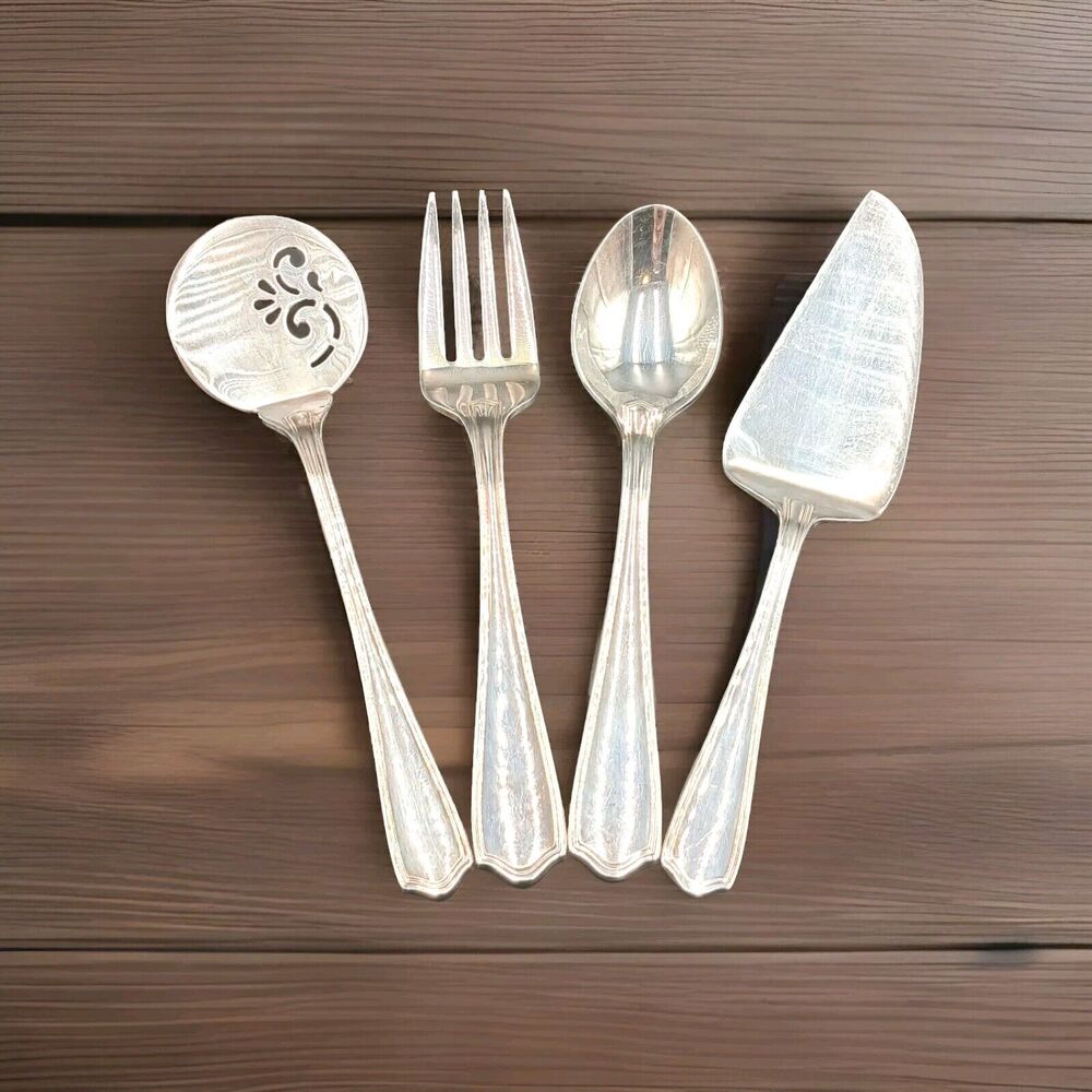 WATERFORD KESWICK Hostess Set Meat Fork, Pie Server, Tomate Server,Serving Spoon
